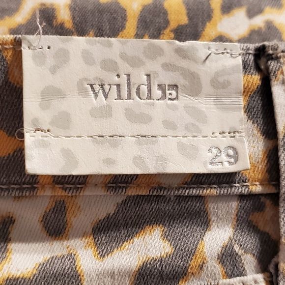 Joe's Jeans Wild Collection Cheetah leopard high rise stretch jeans‎ size 29 new - Picture 5 of 10